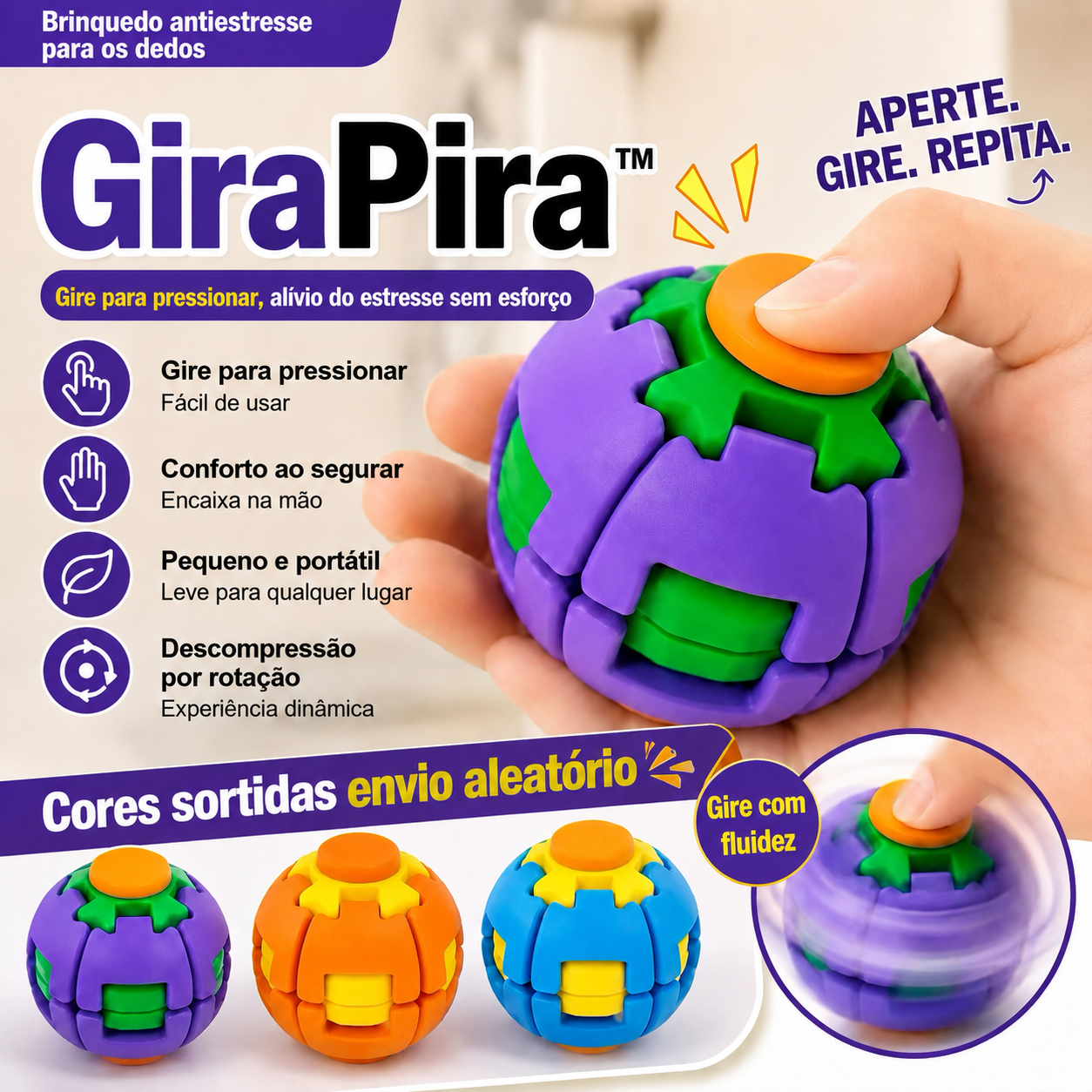 GiraPira na mão